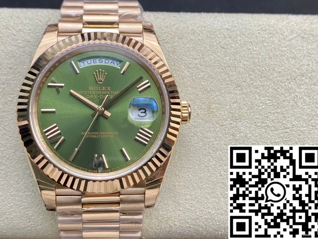 Factory 228235 40mm EW Date Rolex Dial Green Day 0725